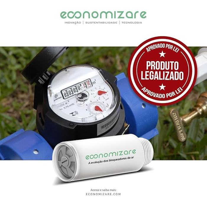 Redutor de Conta de Água ECONOMIZARE™ – Até 50% de Economia Garantida